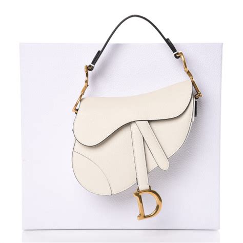 dior saddle bag white|fashionphile dior saddle bag.